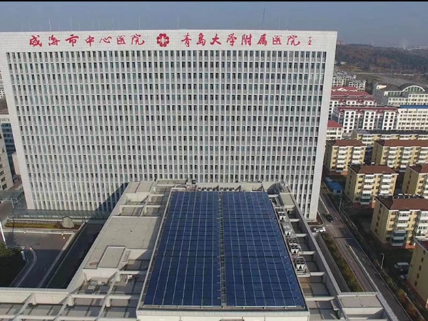 威海市中医院太阳能＋燃气锅炉洗浴热水